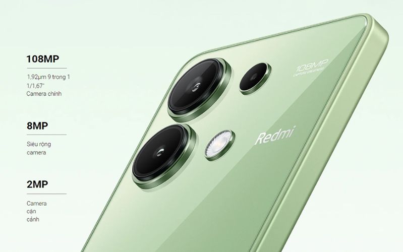 Xiaomi Redmi Note 13 4G Cũ Hệ thống camera ấn tượng