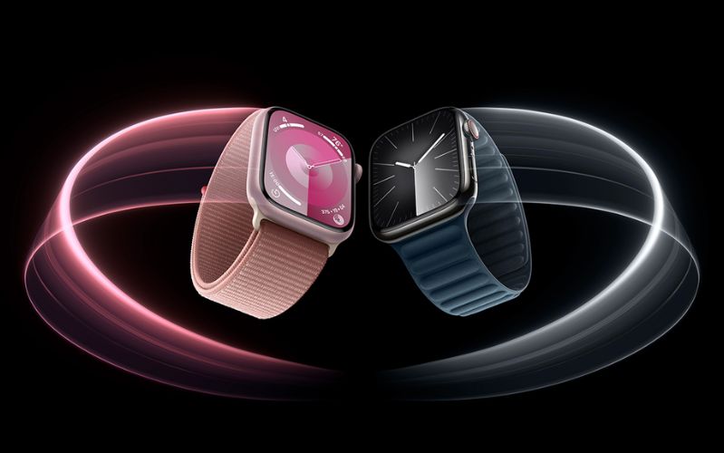Apple Watch Series 9 - 41mm - GPS - mặt nhôm, dây cao su Cũ chính hãng Apple Watch Series 9 41mm GPS mặt nhôm, dây cao su cũ