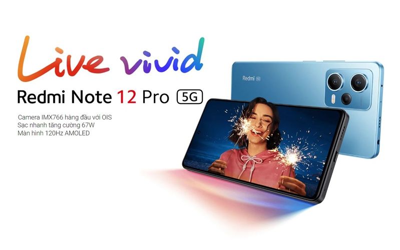 Xiaomi Redmi Note 12 Pro 5G Cũ Siêu phẩm nhà Xiaomi có nhiều chức năng thú vị