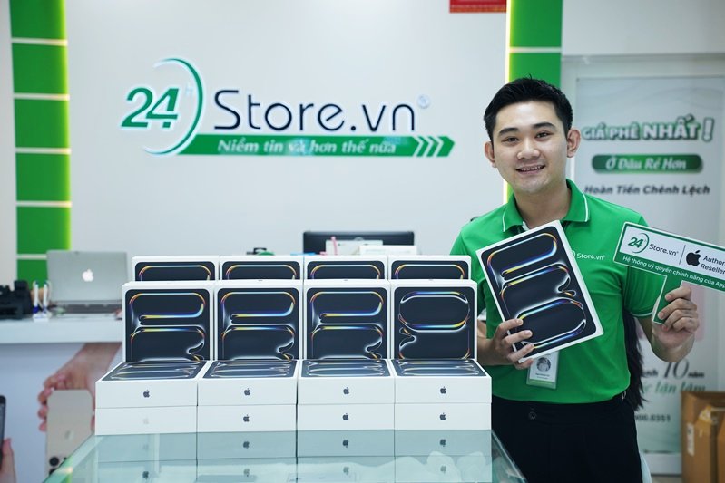 Sở hữu ngay iPad Pro M4 chính hạng tại 24hStore