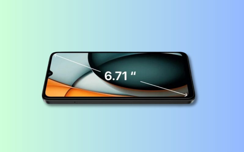 Xiaomi Redmi A3 có kích thước 6,7-inch