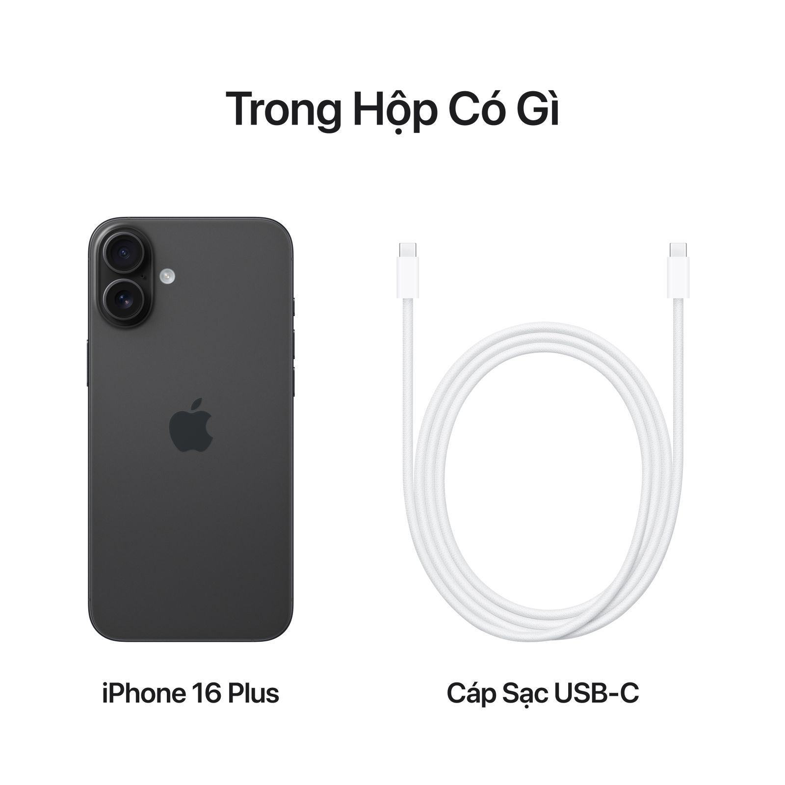 Siêu phẩm iPhone 16 Plus có cáp sạc