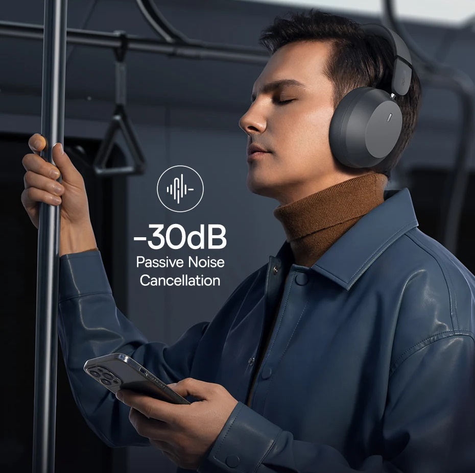 Tai nghe Bluetooth chụp tai Baseus Bass 35 Max Âm thanh ấn tượng, chống ồn cực đỉnh