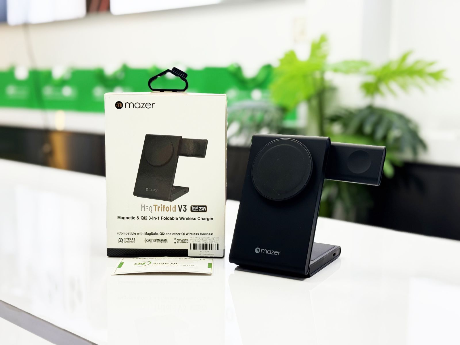 Đế sạc không dây Mazer Mag Trifold tiện lợi