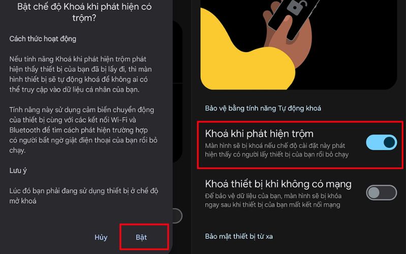 Hướng dẫn cách bật tính năng chống trộm trên Samsung