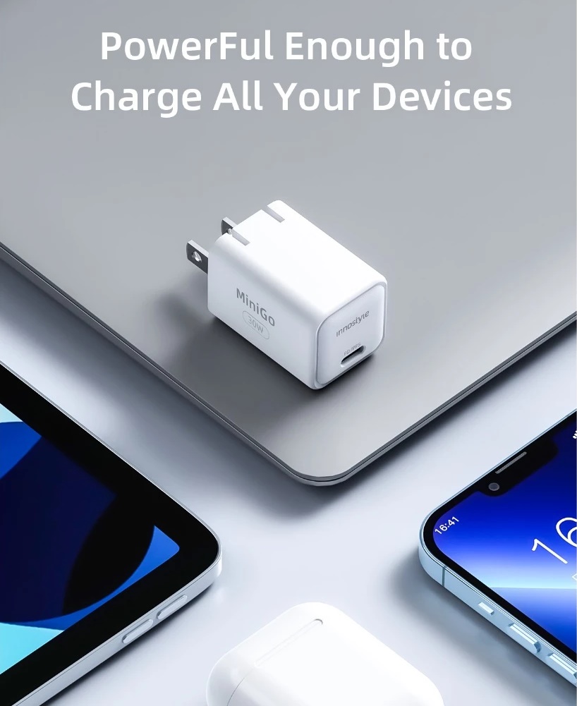 Cốc sạc nhanh Innostyle Minigo Gan II USB-C PD/PPS 30W Cốc sạc nhanh Innostyle chính hãng