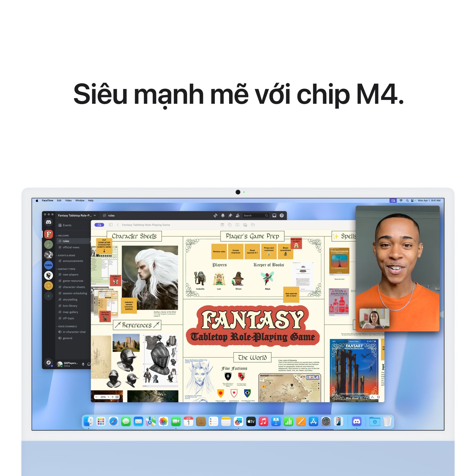 Sức mạnh hiệu năng với Chip Apple M4