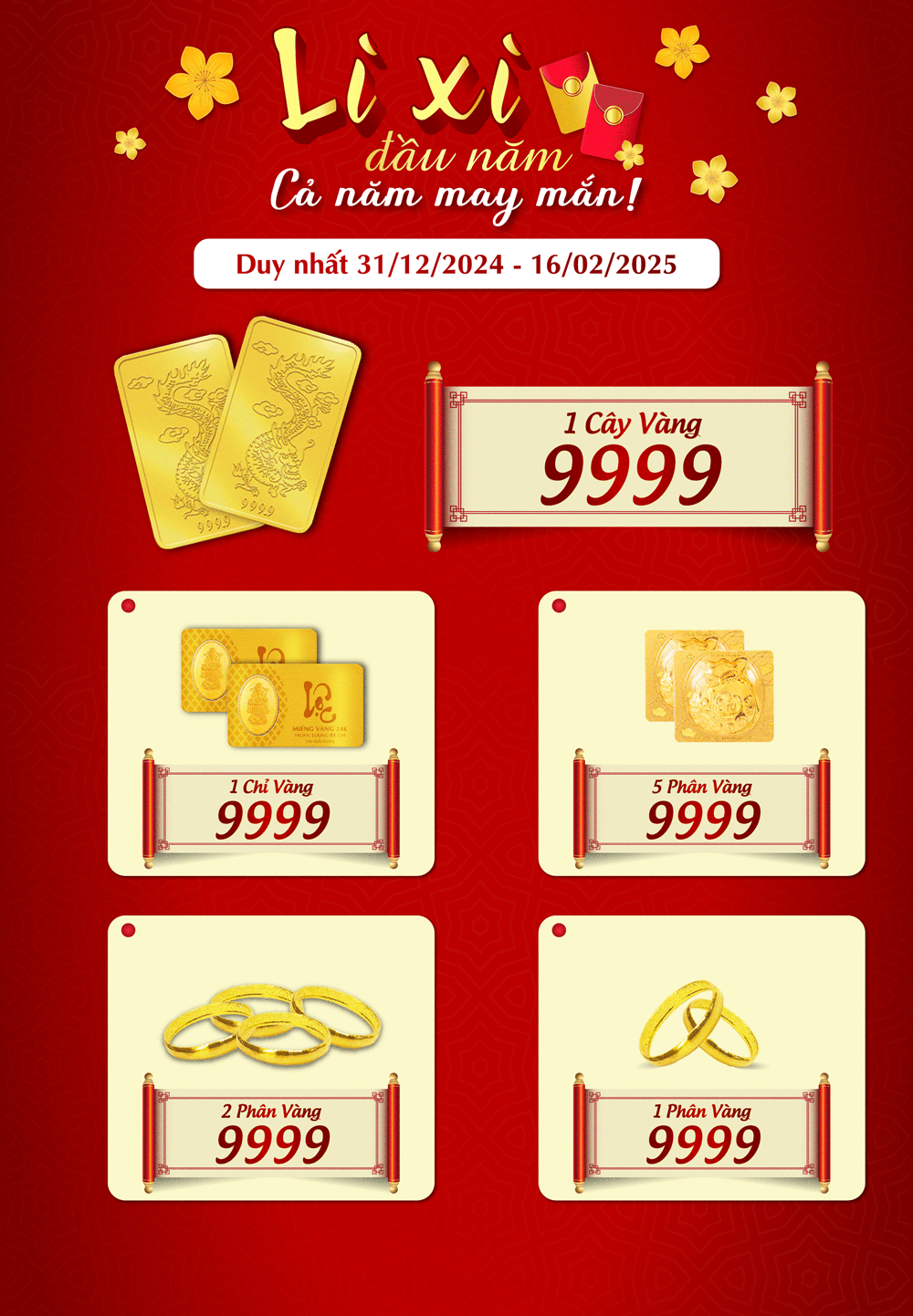 Lì xì đầu năm - Cả năm may mắn