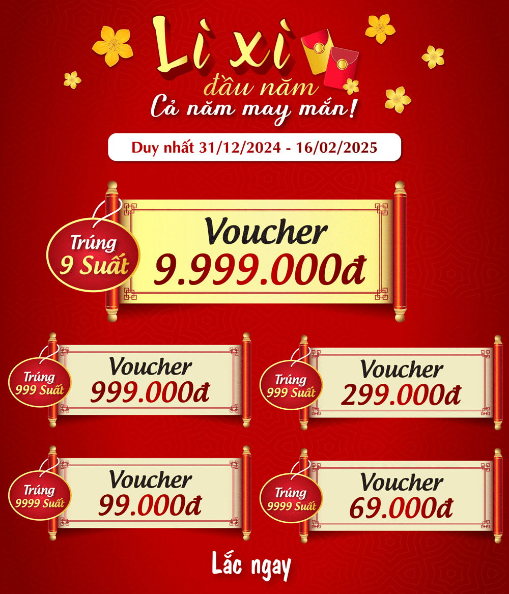 Lì xì đầu năm - Cả năm may mắn