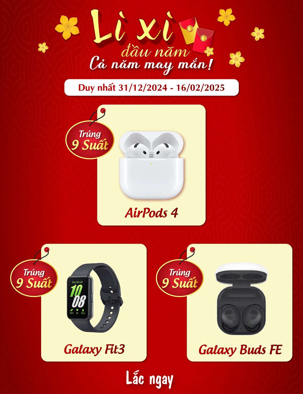 Lì xì đầu năm - Cả năm may mắn