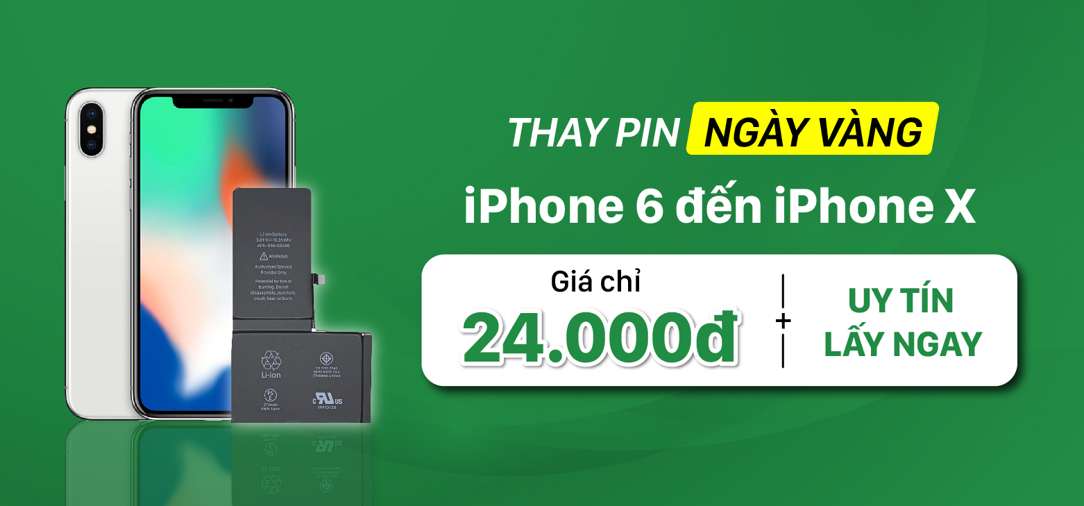 chương trình thay pin chất giá phát ngất chỉ 24.000 đồng