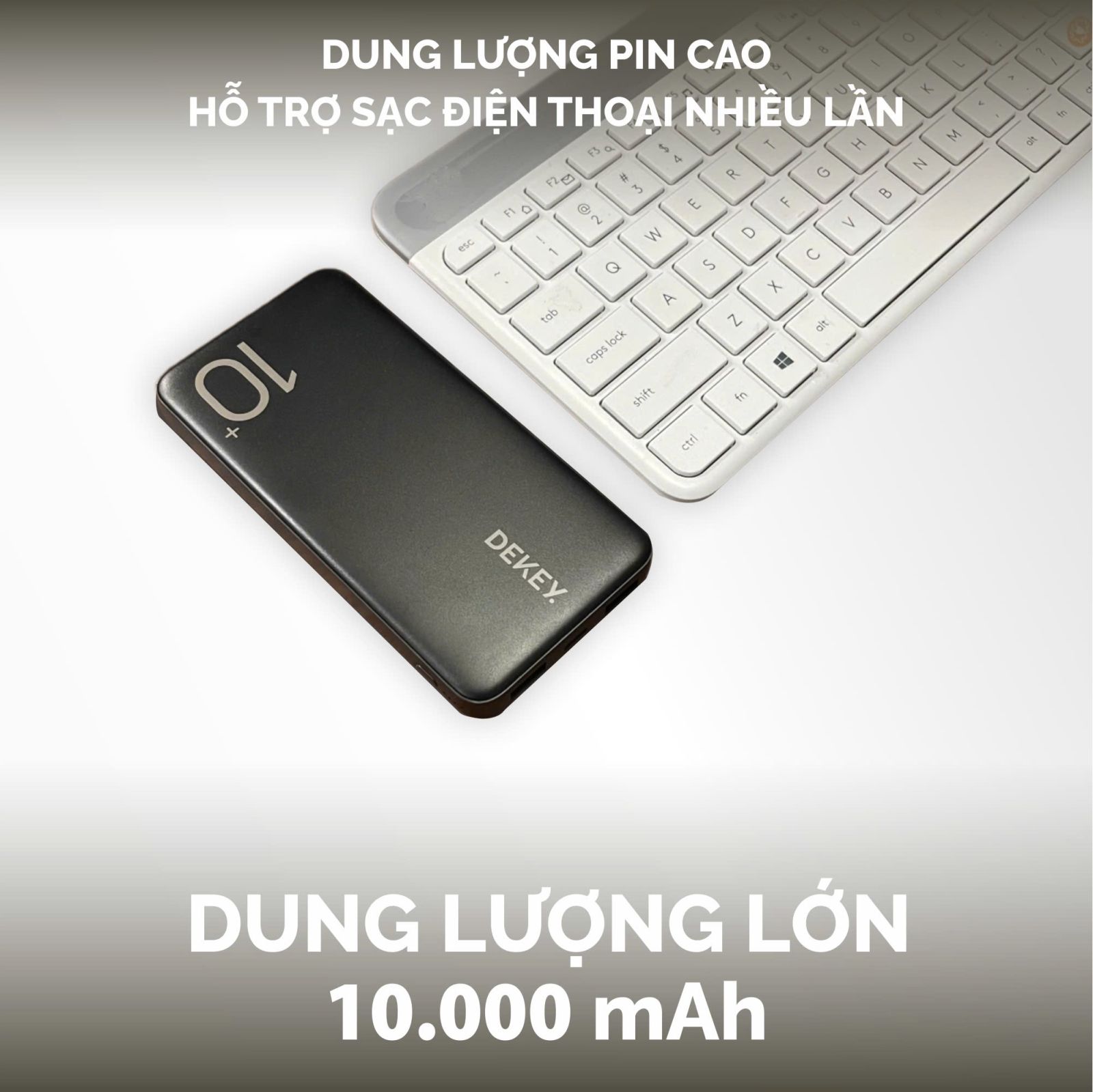 Dung lượng pin lớn, sẵn sàng cho mọi tình huống