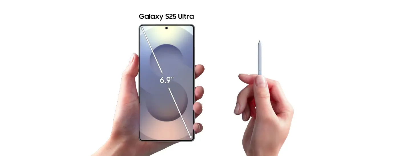 Samsung Galaxy S25 Ultra 256GB Chính Hãng Màn hình Dynamic AMOLED 2X ấn tượng trên Samsung S25 Ultra