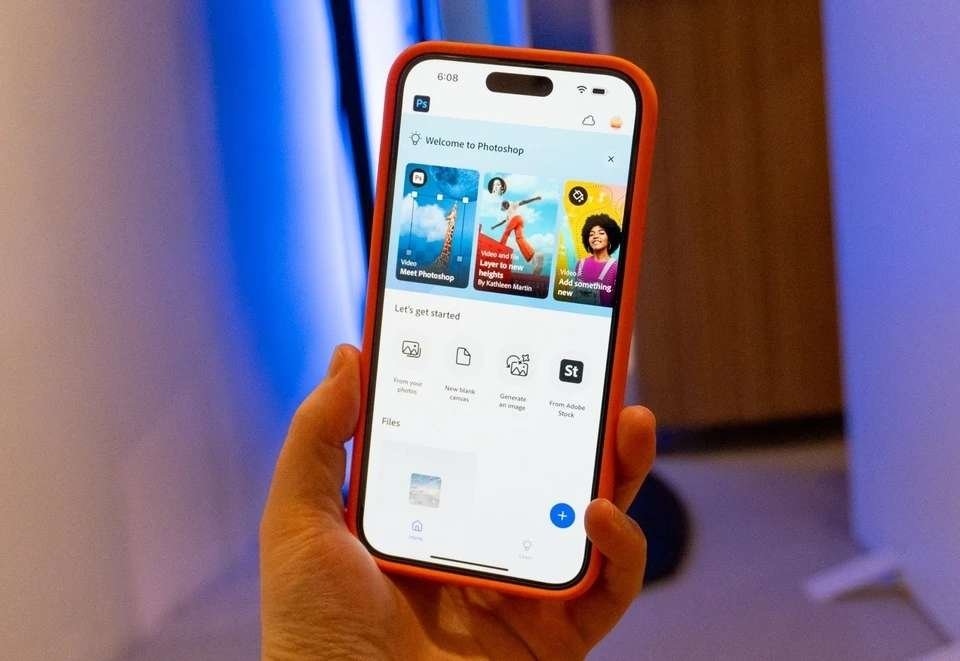 Photoshop trên iPhone: Sức mạnh trong tầm tay