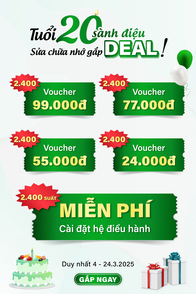 ưu đãi sinh nhật 24h
