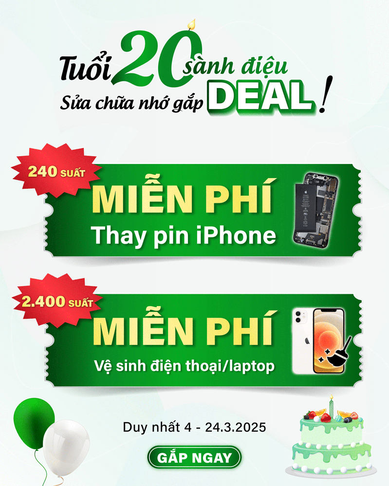 ưu đãi sinh nhật 20