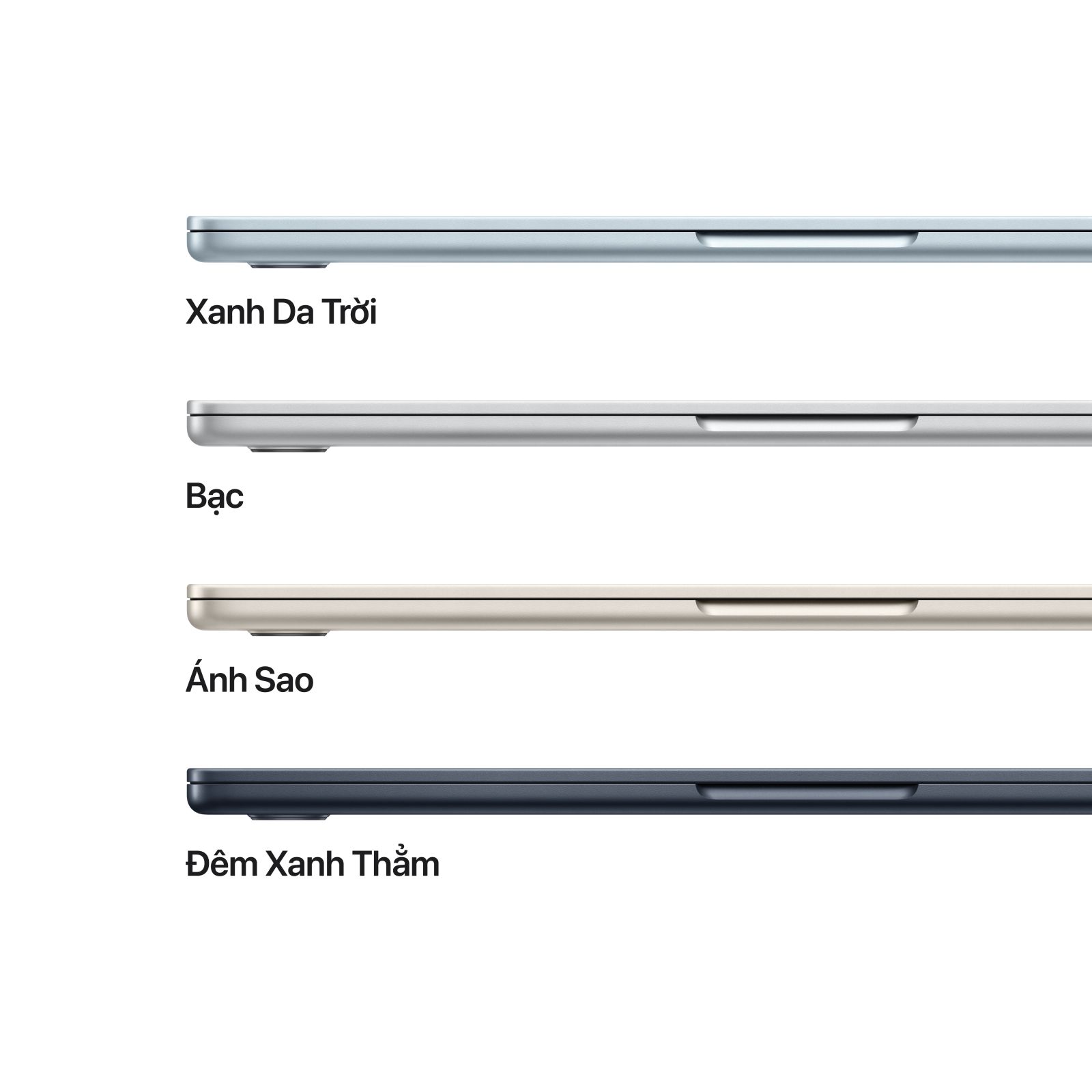 3.1. MacBook Air M4 có mấy màu?