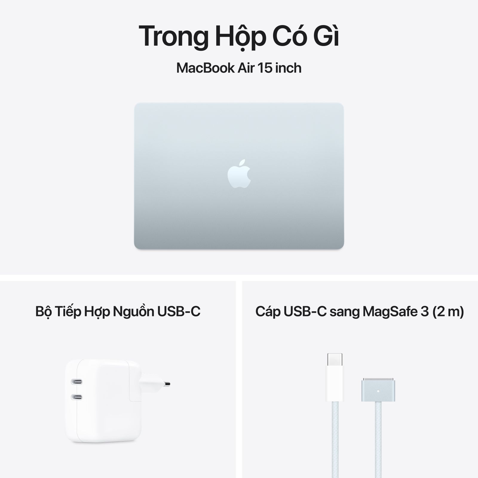 MacBook Air M4 15 inch 2025 24GB/512GB Cải tiến âm thanh