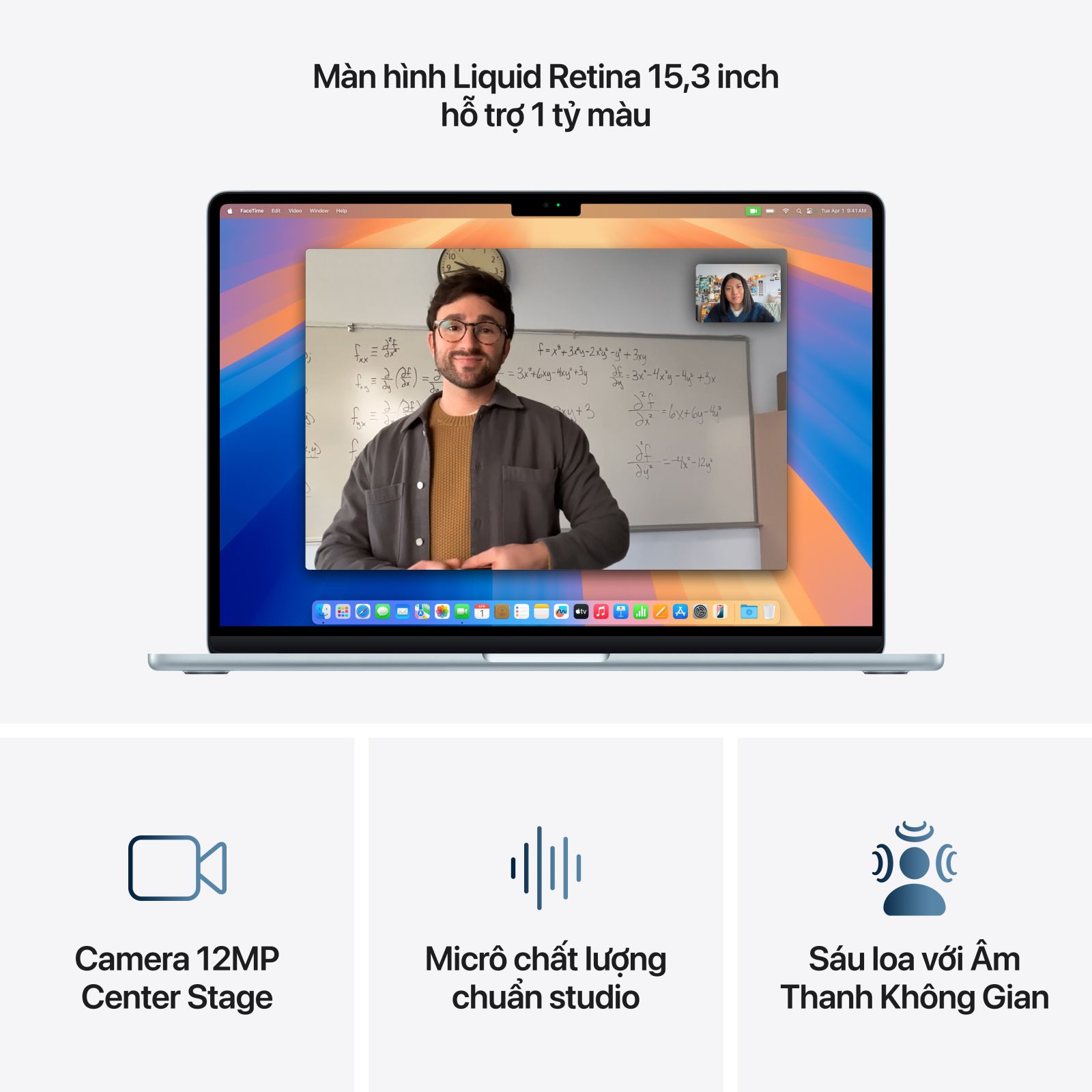 MacBook Air M4 15 inch 2025 24GB/512GB Màn hình cao cấp