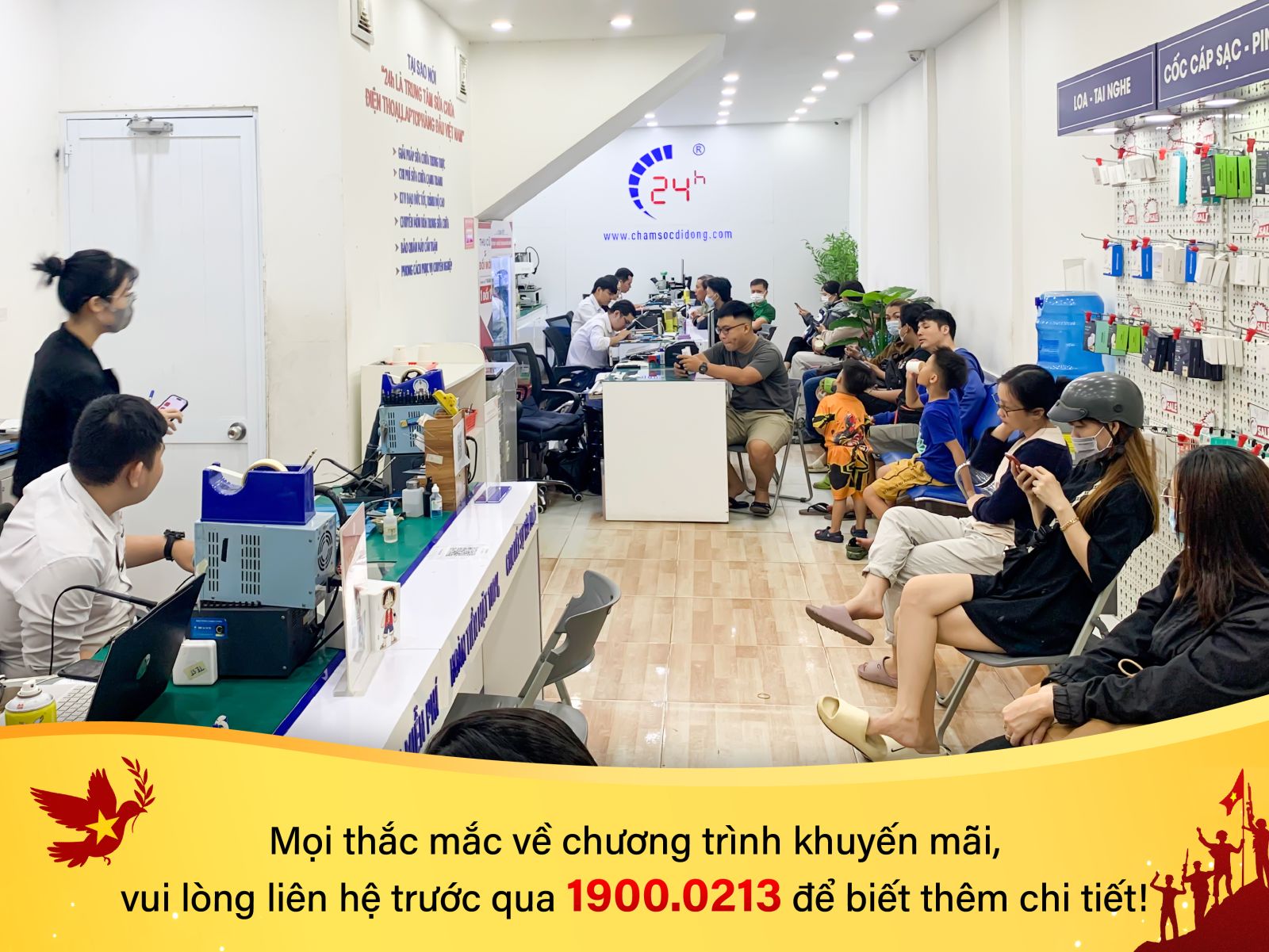 sửa chữa tháng 4