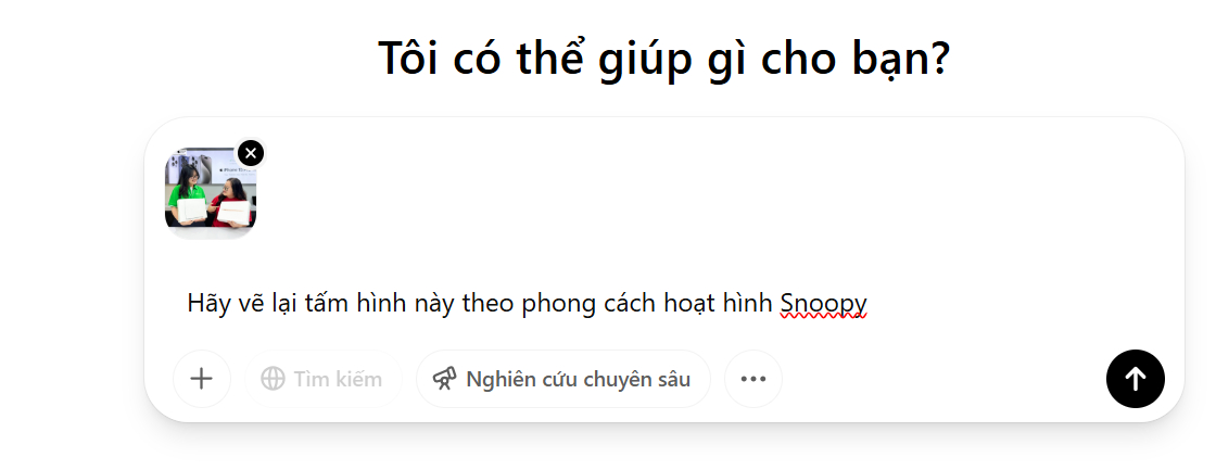 Biến ảnh thật thành tranh vẽ Snoopy với ChatGPT: Hướng dẫn A-Z 6