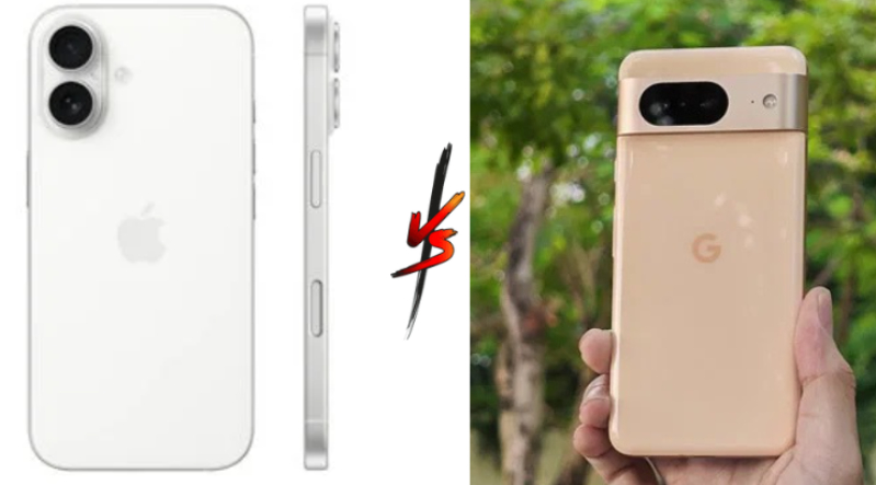 iPhone 16 vs. Google Pixel 8: Trải nghiệm mới mẻ vs. Màn hình 120Hz 11