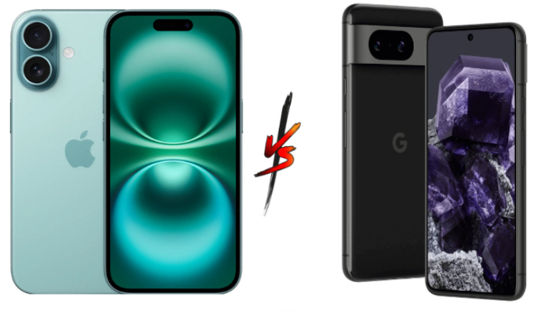 iPhone 16 vs. Google Pixel 8: Trải nghiệm mới mẻ vs. Màn hình 120Hz 12