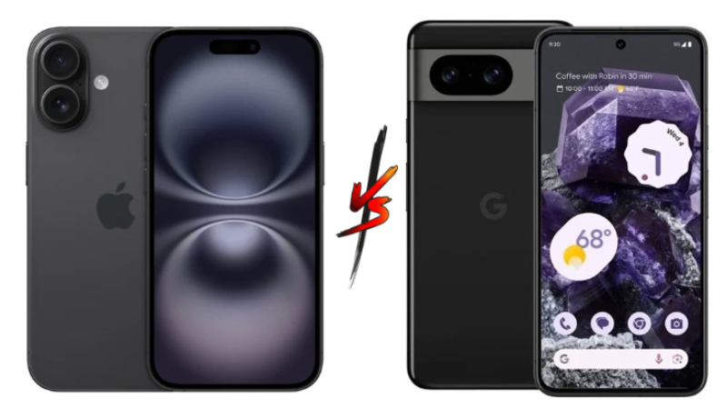 iPhone 16 vs. Google Pixel 8: Trải nghiệm mới mẻ vs. Màn hình 120Hz 4