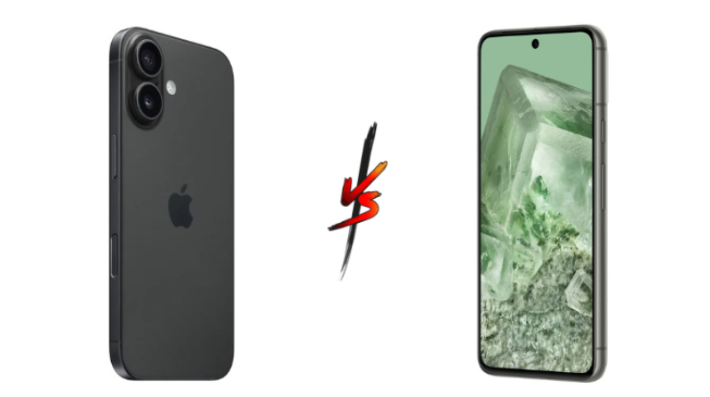 iPhone 16 vs. Google Pixel 8: Trải nghiệm mới mẻ vs. Màn hình 120Hz 5