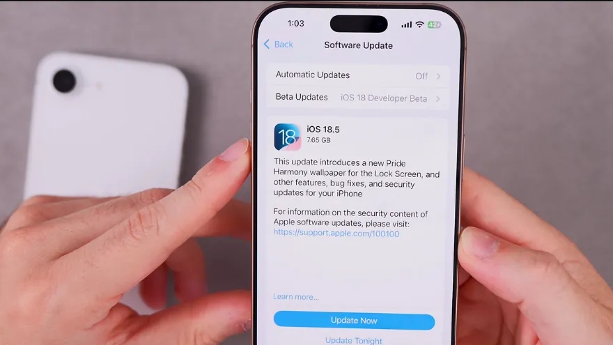 Cách cập nhật iOS 18.5 RC