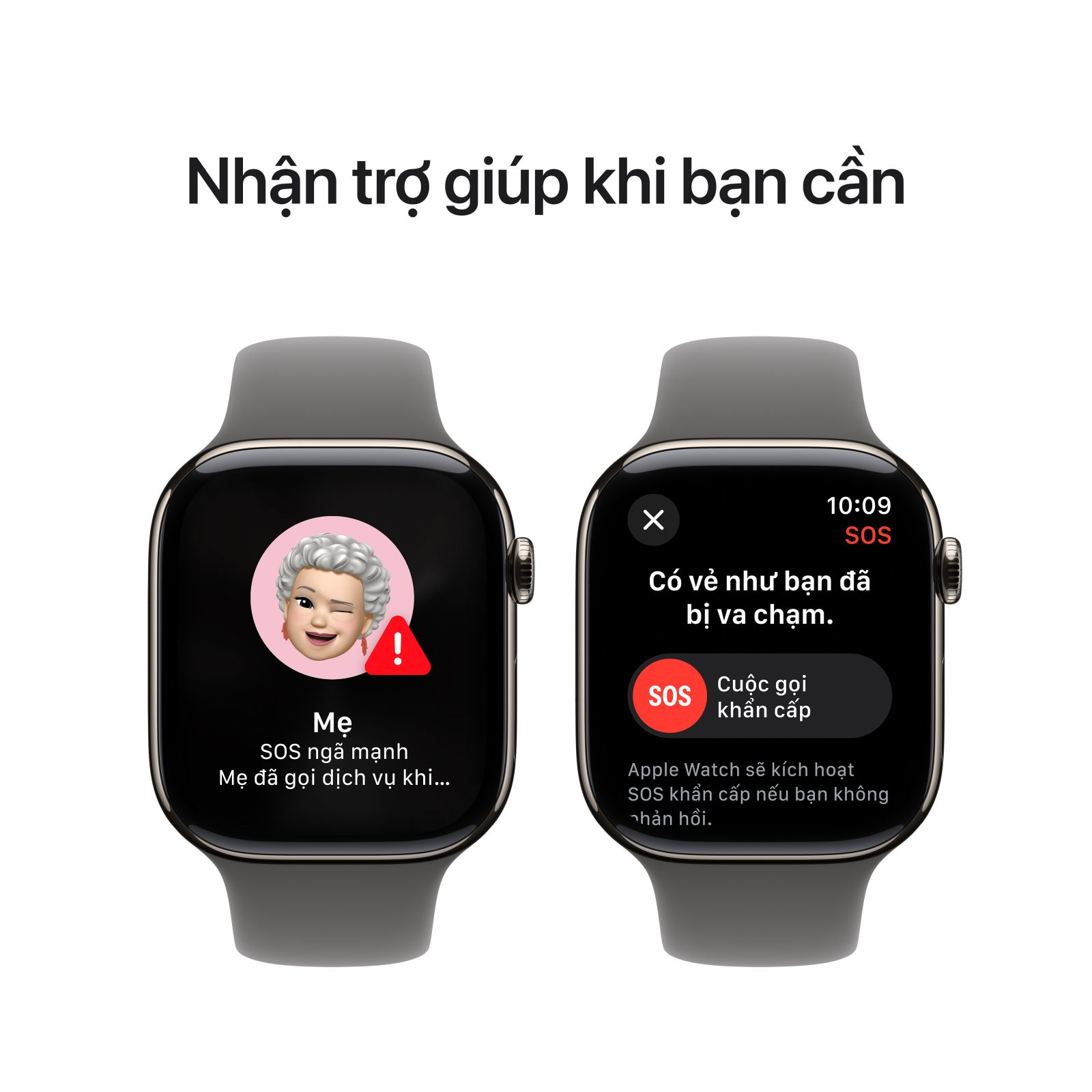 Apple Watch Series 10 42mm LTE - Viền Titan, Dây Cao Su Size M/L | Chính hãng VN 10 Apple Watch Series 10 42mm LTE - Viền Titan, Dây Cao Su Size M/L | Chính hãng VN 10