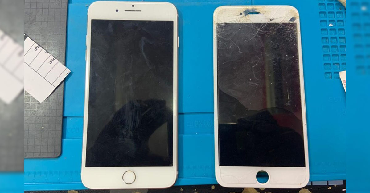 Thay màn hình iPhone 8 Plus 4