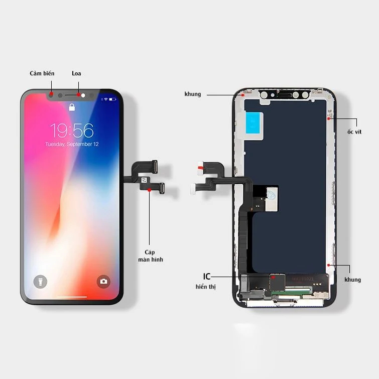 Thay màn hình iPhone X 4