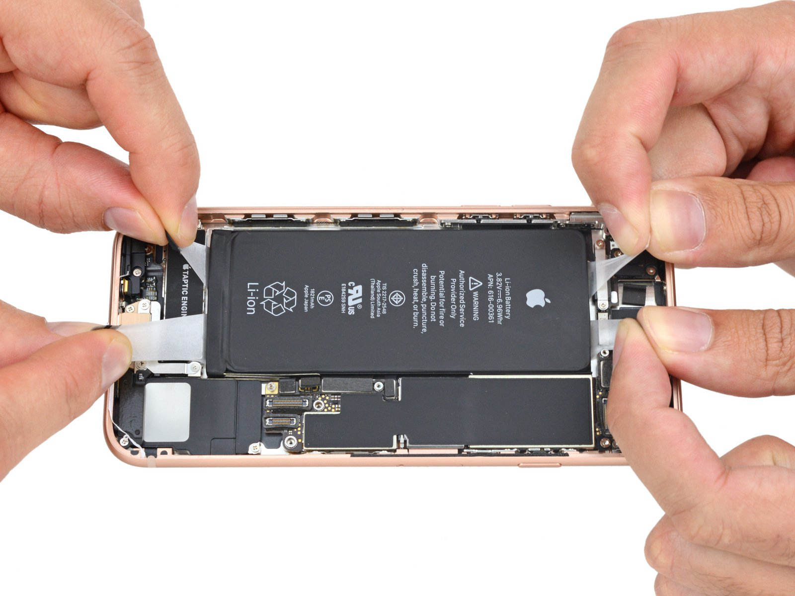Thay pin iPhone 8 Plus 5