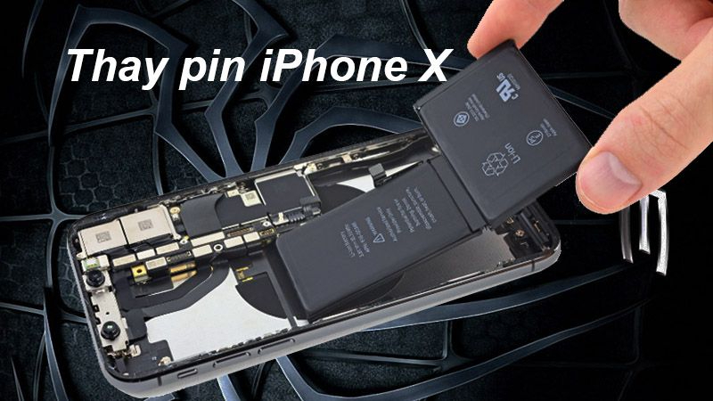 Thay pin iPhone X 5