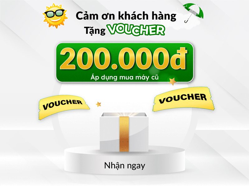 tặng voucher mua iphone cũ khi sửa chữa