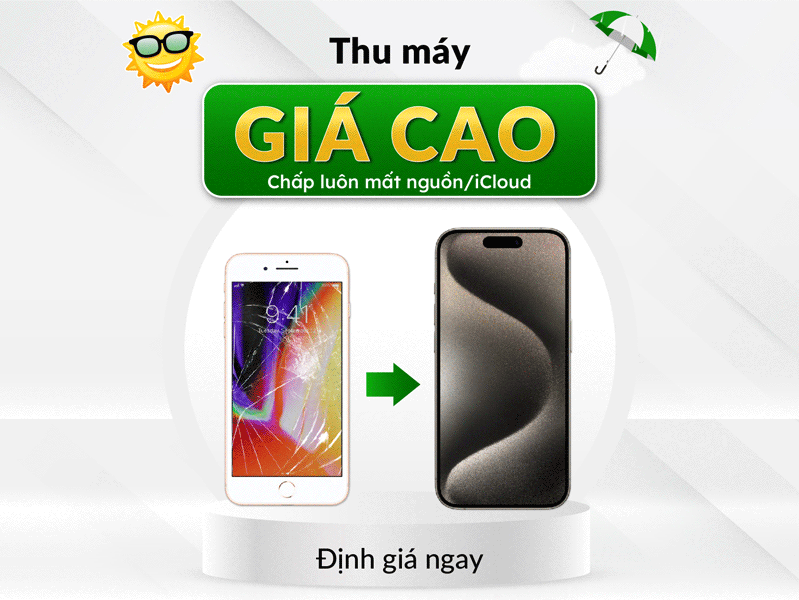 thu máy cũ giá cao