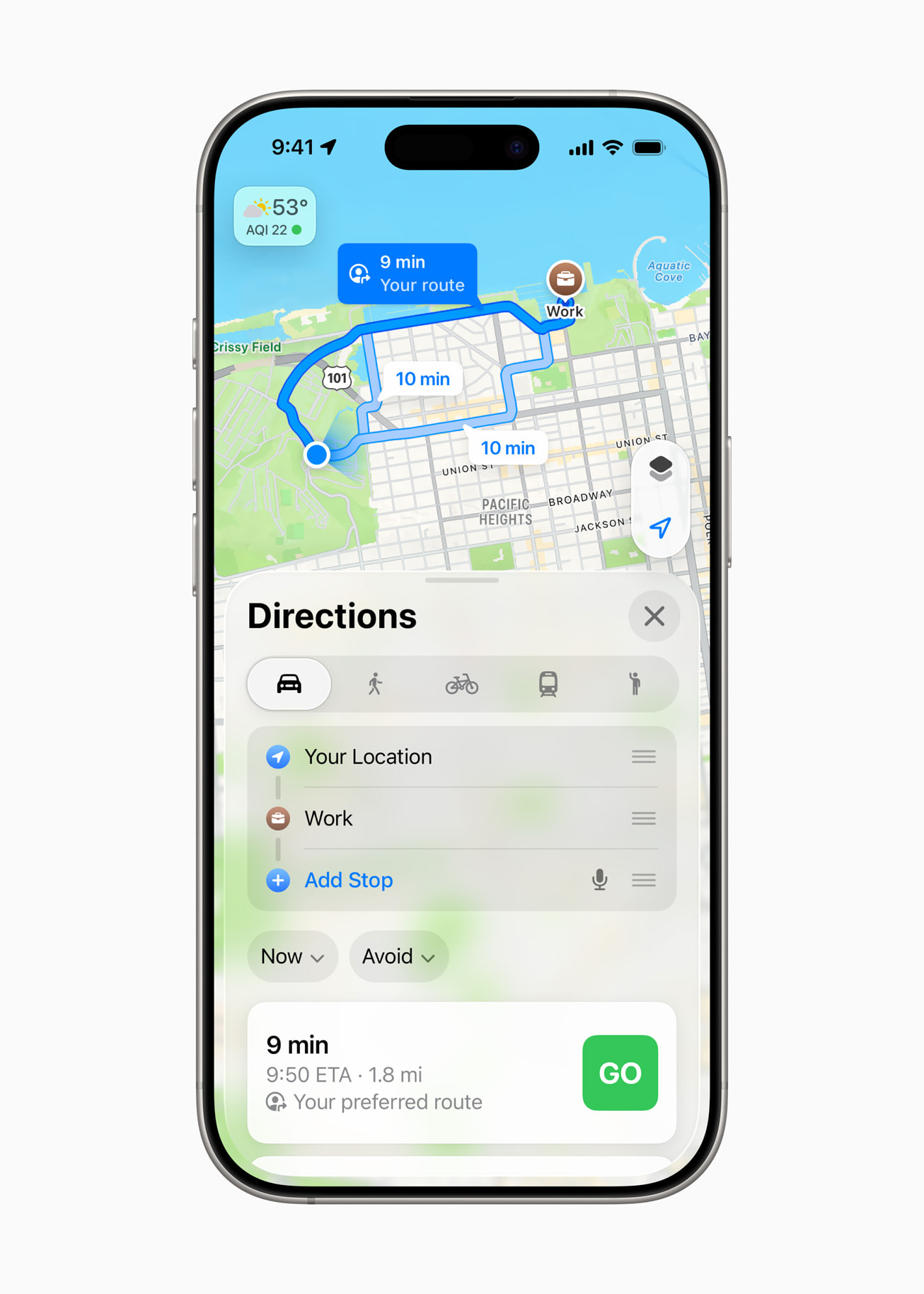 5.2. Apple Maps: Ghi nhớ địa điểm và tối ưu lộ trình