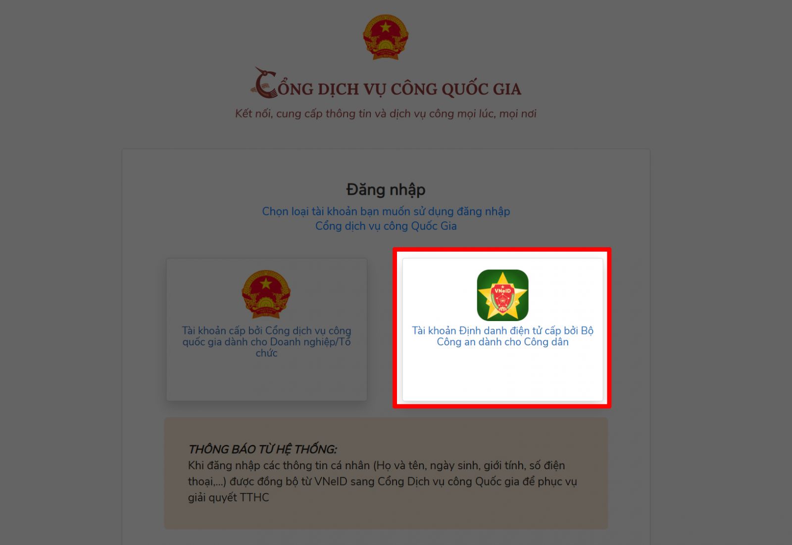 Hướng dẫn đổi thẻ căn cước online sau sáp nhập tỉnh 5