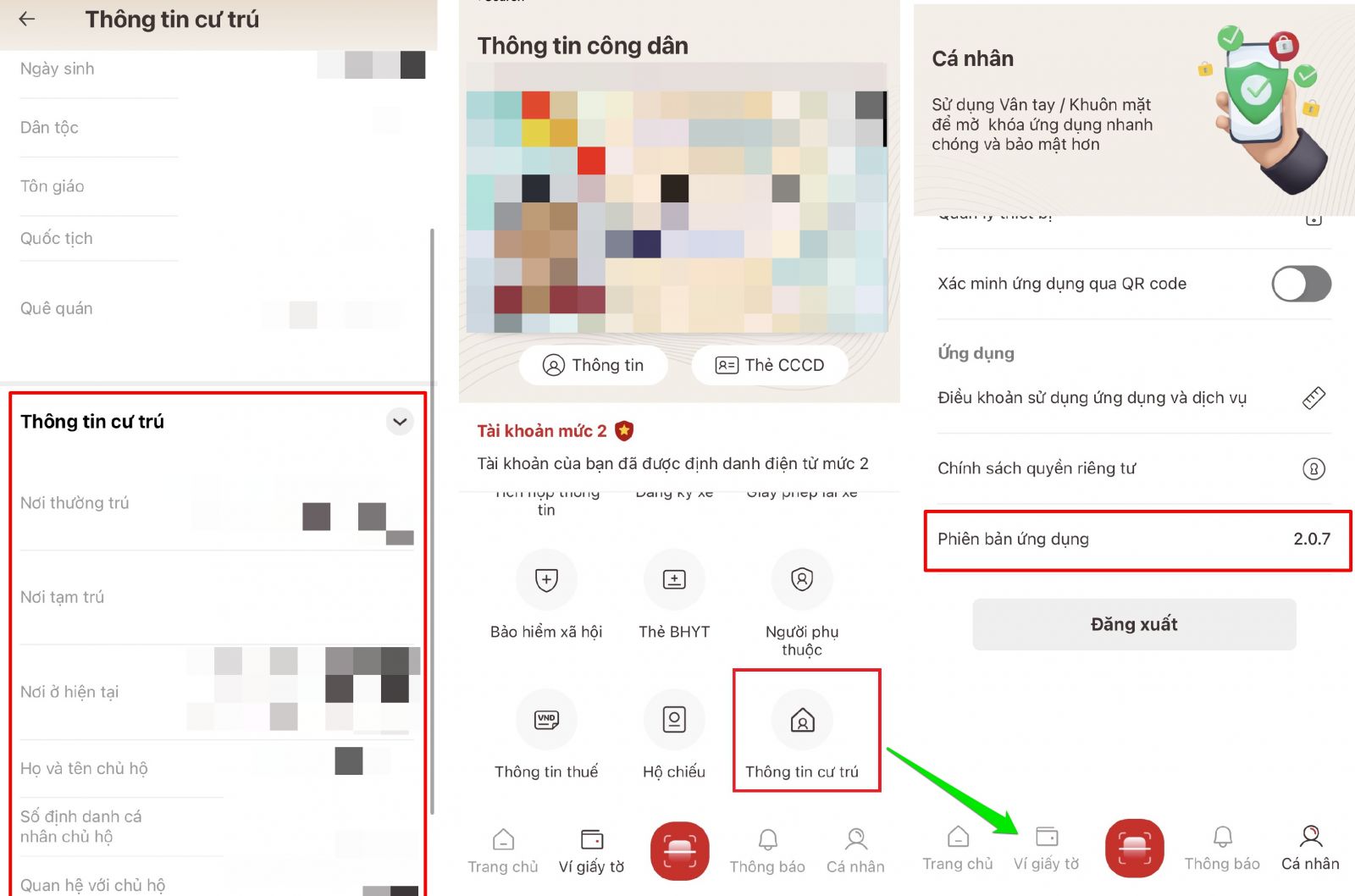 Hướng dẫn tra cứu quê quán và địa chỉ mới trên VNeID sau sáp nhập hành chính 1/7/2025 3