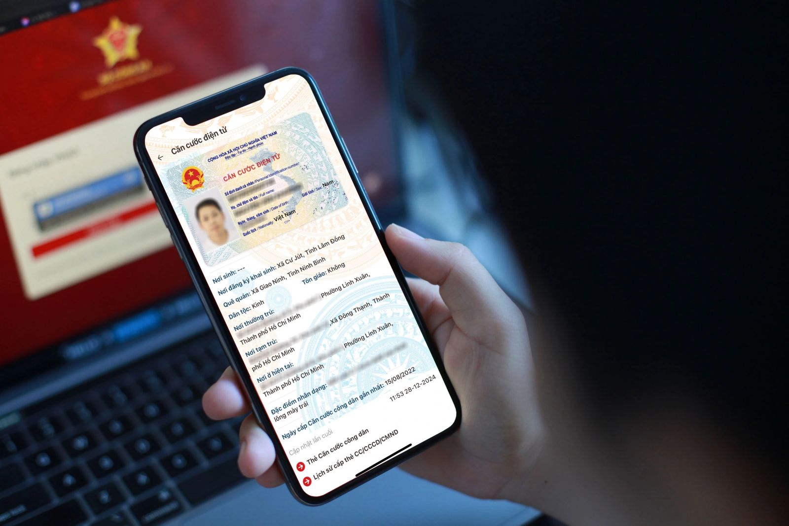 Hướng dẫn tra cứu quê quán và địa chỉ mới trên VNeID sau sáp nhập hành chính 1/7/2025 6 Hướng dẫn tra cứu quê quán và địa chỉ mới trên VNeID sau sáp nhập hành chính 1/7/2025 6