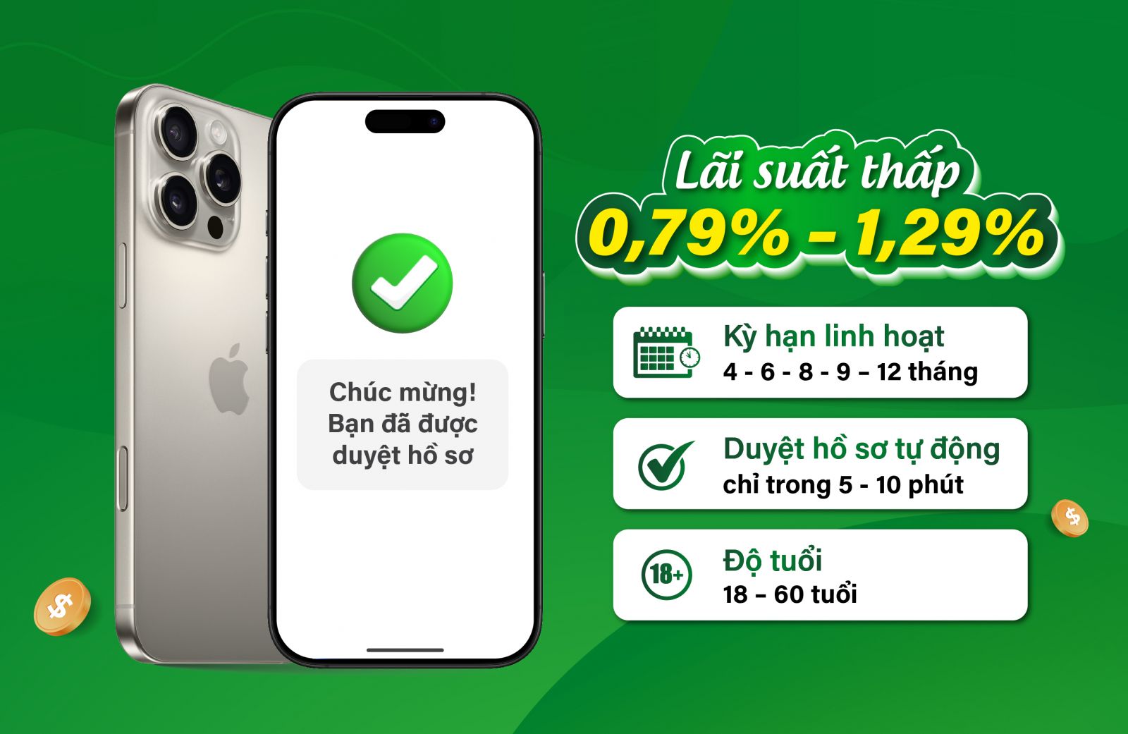 Trả góp tiện lợi - Mua sắm không phải nghĩ ngợi!