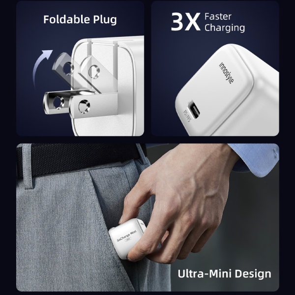 2.3. Cốc sạc nhanh Innostyle GoCharge Mini 20W được trang bị hệ thống bảo vệ toàn diện