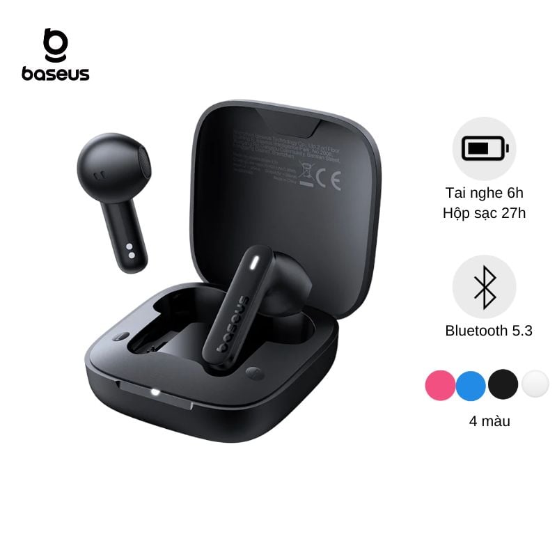 Tai nghe Bluetooth True Wireless Baseus Bowie E16