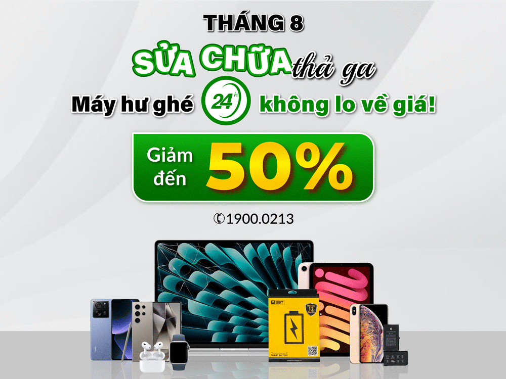 ưu đãi tháng 8