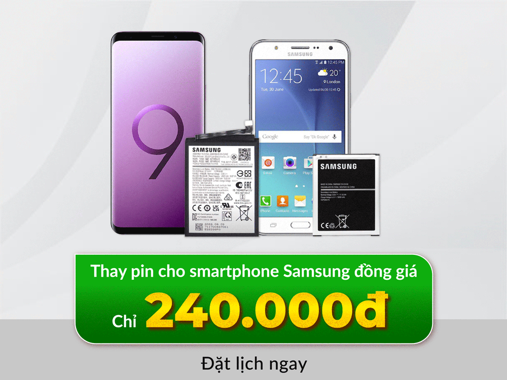 thay pin samsung đồng giá