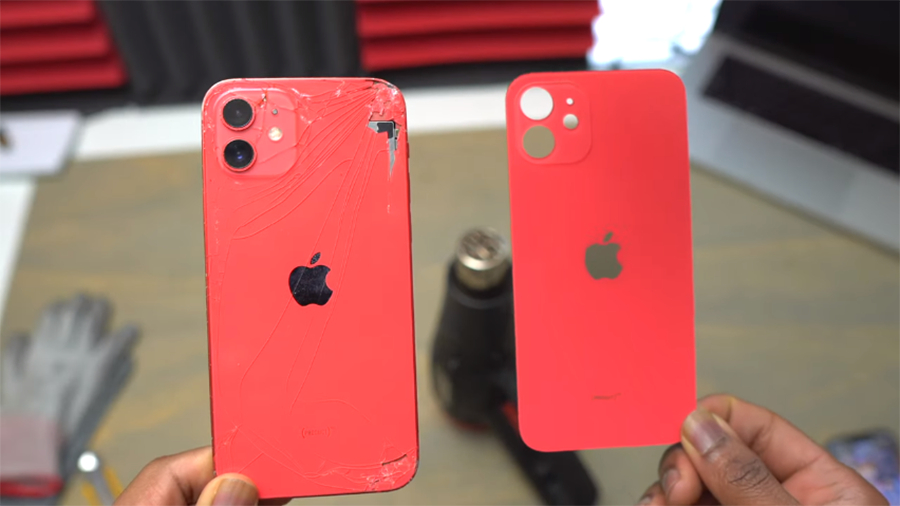 Thay kính lưng iPhone 12 Mini 3