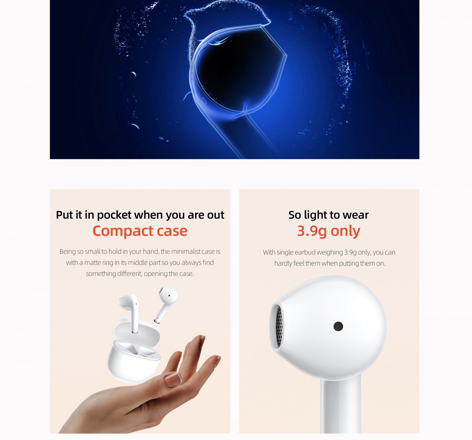 Tai nghe Bluetooth True Wireless QCY Ailybuds Lite T29