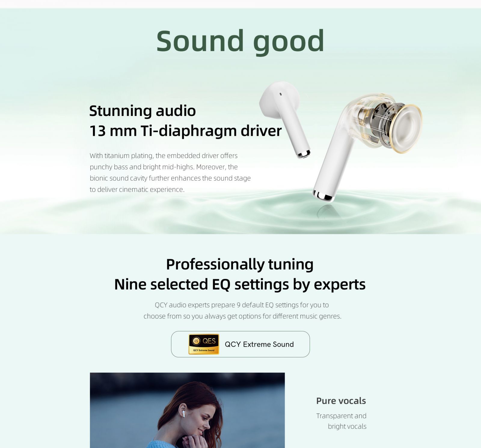 Tai nghe Bluetooth True Wireless QCY Ailybuds Lite T29