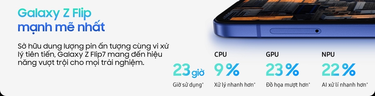 1. Giá bán Samsung Galaxy Z Flip7 5G 12GB/512GB Chính Hãng